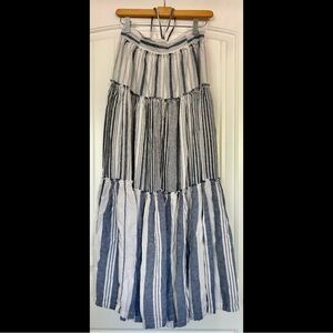 Striped Blue and White J. Crew Dress